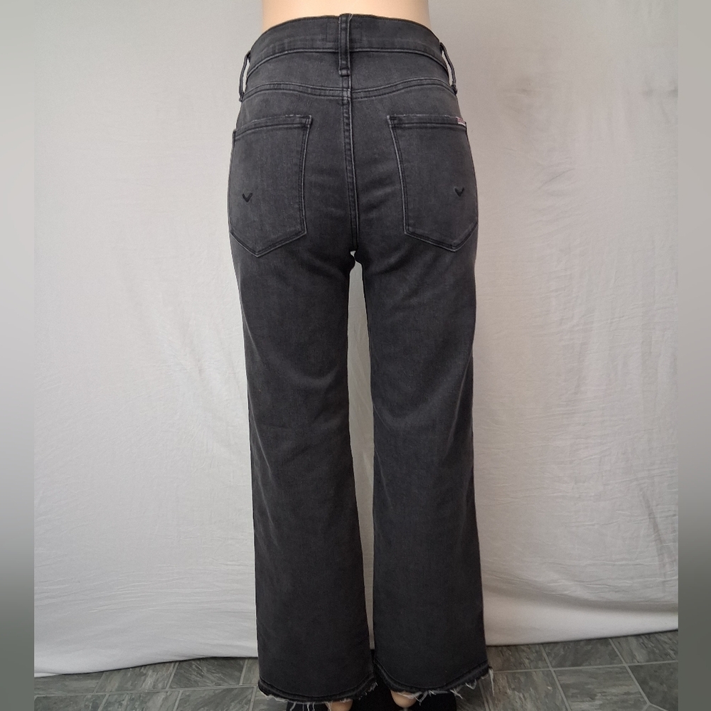 Hudson Jeans Washed Black Cropped Straight Ankle - Picture 9 of 16